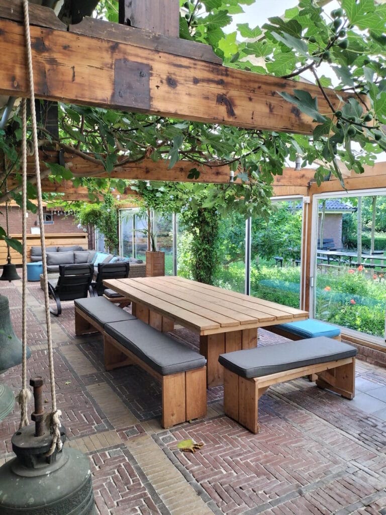 Table at the location